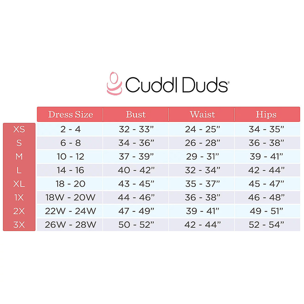 Cuddl Duds Softwear with Stretch Crew-Neck Top Blue Paisley - Regular - Picture 3 of 3